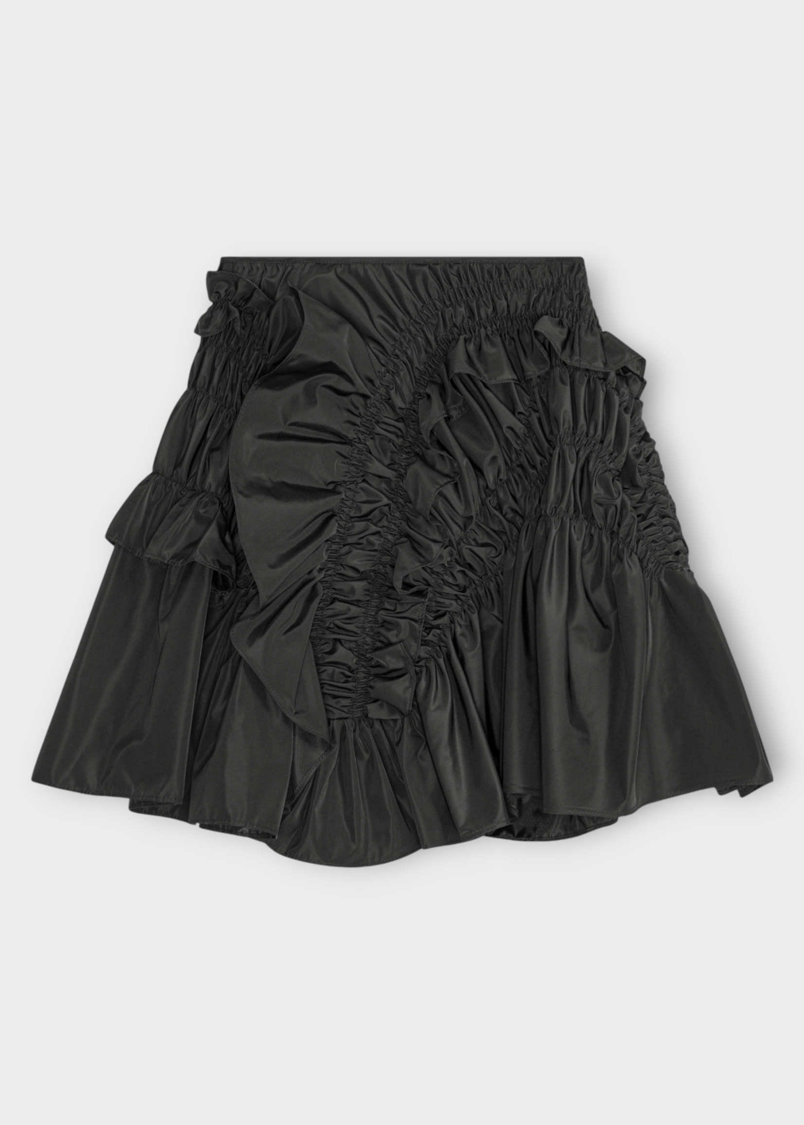 Cecilie Bahnsen Cecilie Bahnsen Skirt, Black, Odessa Recycled Ruffled Skirt