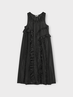 Cecilie Bahnsen Cecilie Bahnsen Dress, Black, Opal Round Neck Sleeveless Recycled Ruffled Dress