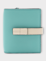 Loewe Loewe Wallet, Multi, Soft Grained Calfskin Trifold Wallet Soft Grained Calf In Water & Light Ghost