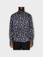 Jacquemus Jacquemus Shirt, Print, La Chemise Simon Shirt In Navy & Black