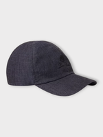 Loro Piana Loro Piana Hat, Blue, My Baseball Solaire Linen Cap in Blue w/ Logo Embroidery