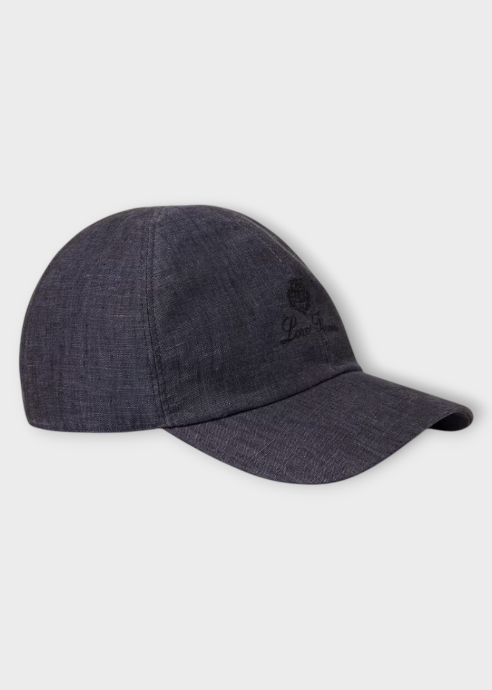 Loro Piana Loro Piana Hat, Blue, My Baseball Solaire Linen Cap in Blue w/ Logo Embroidery