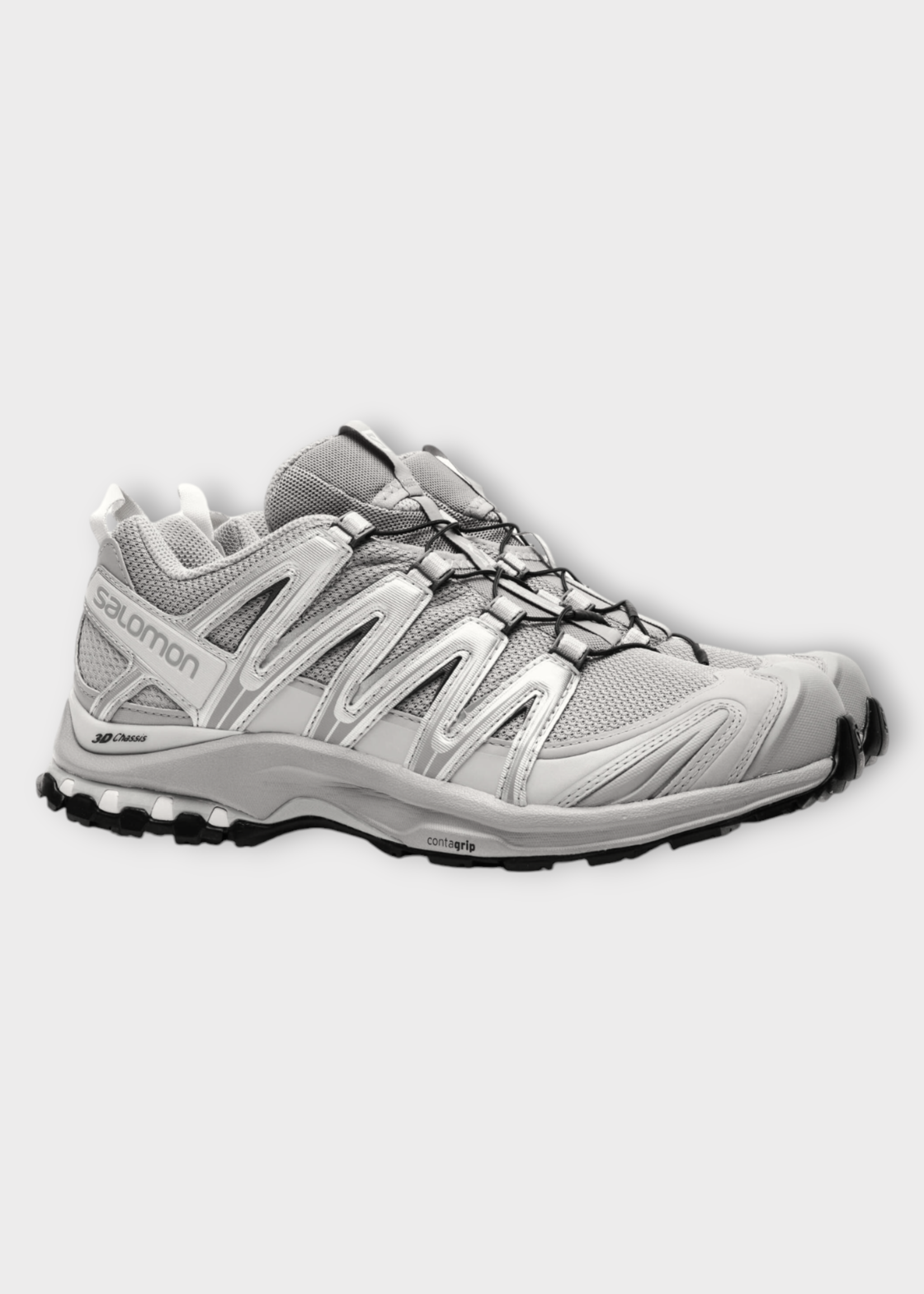Salomon Salomon Sneakers, Silver, Xa Pro 3D Lunar Rock Sneakers In Alloy Silver w/ Drawstring Lace