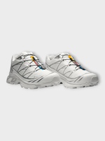 Salomon Salomon Sneakers, White, Xt 6 Gore-Tex Sneakers In White & Silver w/ Drawstring Lace