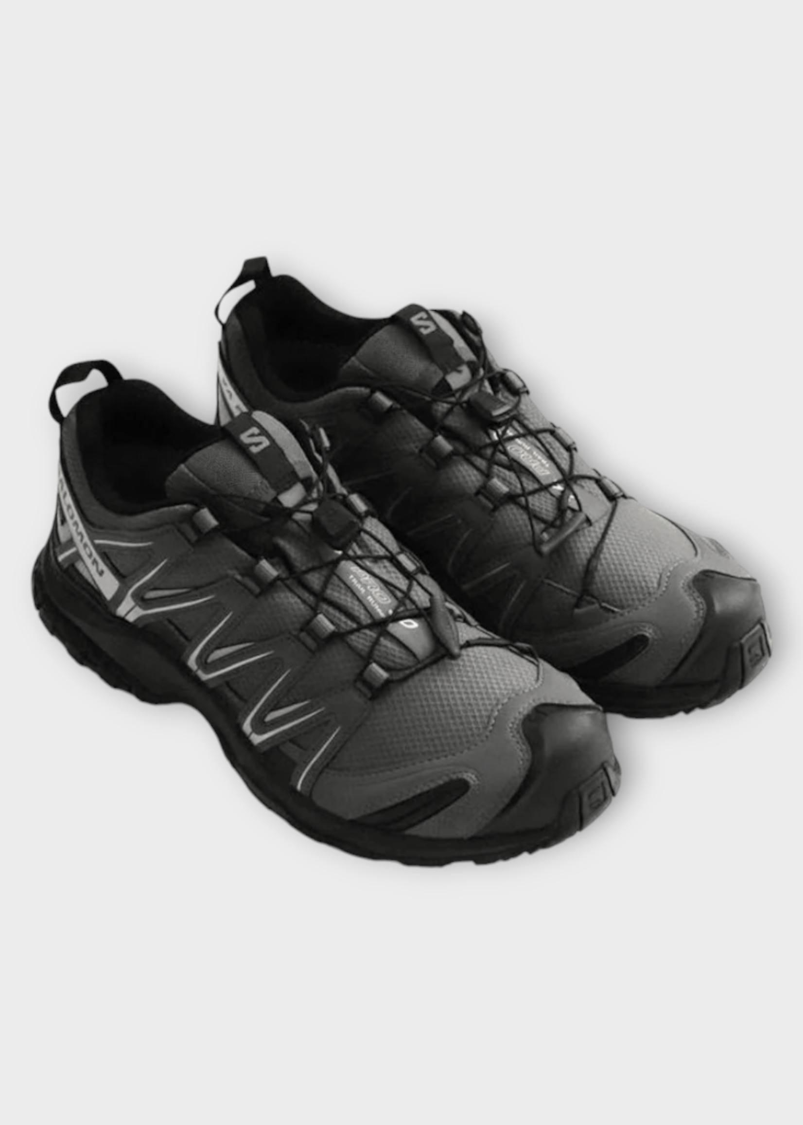 Salomon Salomon Sneakers, Multi, Xa Pro 3D Gore-Tex Sneakers In Pewter Black & Silver Cloud