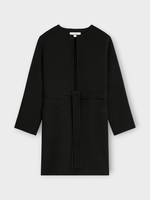 Celine Celine Coat, Black, Wool & Cashmere Double Faced Belted Coat