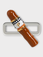 Poubel Poubel Charm, Print, Cigar Hand Painted Enamel w/ Sterling Silver