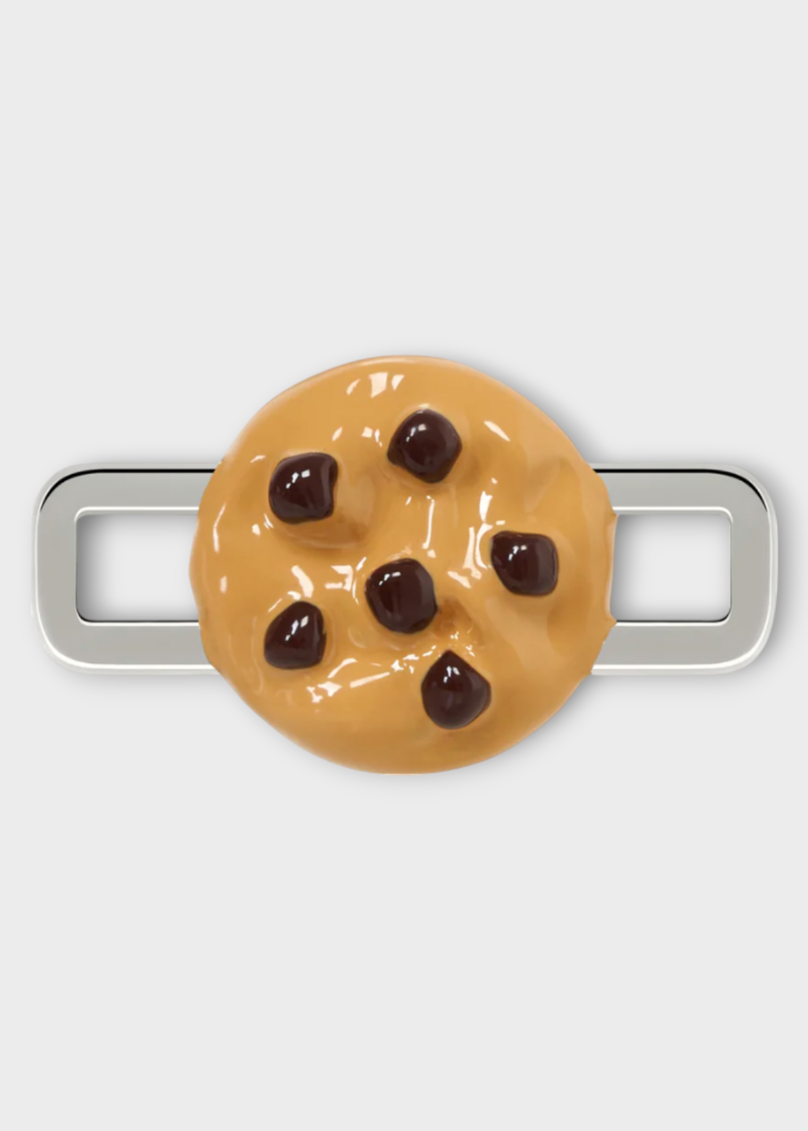 Poubel Poubel Charm, Print, Cookie Hand Painted Enamel w/ Sterling Silver