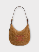 Celine Celine Bag, Brown, Small Heloise Shearling & Calf Leather Shoulder Bag