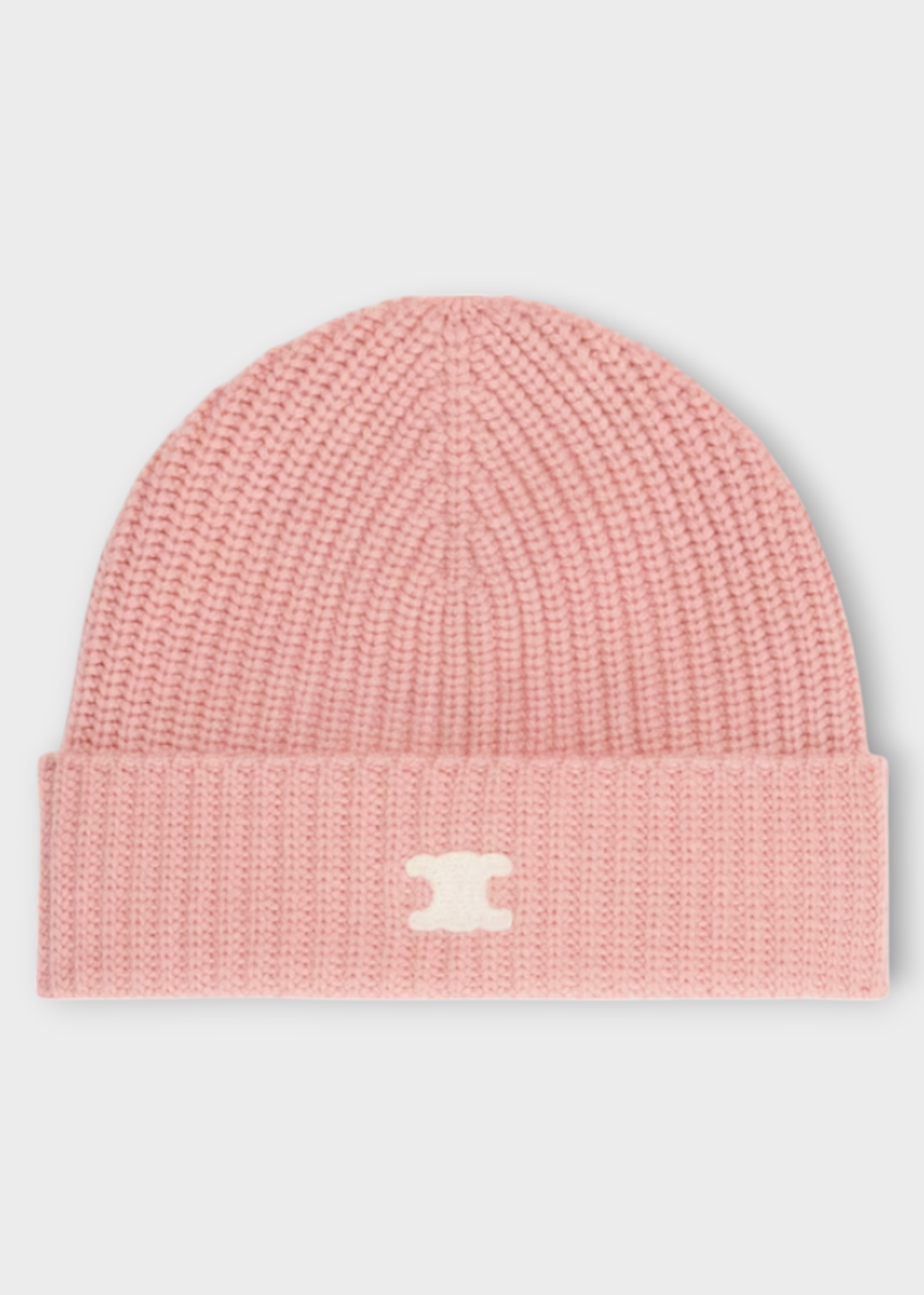 Celine Celine Hat, Pink, Cashmere Heritage Beanie Long Triomphe in Pink