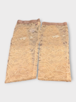 Valentino Valentino Socks, Beige, Lace Knee High Socks in Betula