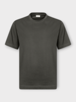 Dries Van Noten Dries Van Noten T-Shirt, Grey, Hertz Cotton Regular Fit Crew Neck T-Shirt in Dark Grey
