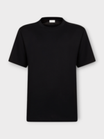 Dries Van Noten Dries Van Noten T-Shirt, Black, Hertz Cotton Regular Fit Crew Neck T-Shirt in Black