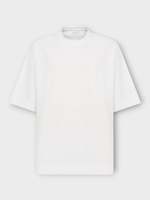 Dries Van Noten Dries Van Noten T-Shirt, White, Hen Cotton Loose Fit Crew Neck T-Shirt