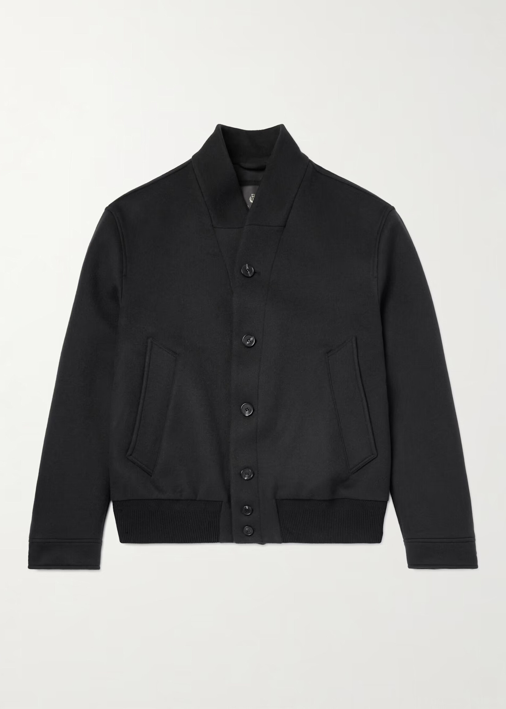 Loro Piana Loro Piana Jacket, Blue, Gaikan Cashmere Collared Button Up Bomber In Moonless Night