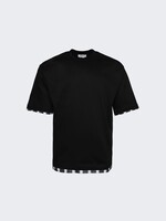 Lanvin Lanvin T-Shirt, Black, Cotton Oversized Classic Fit T-Shirt w/ Double Hem