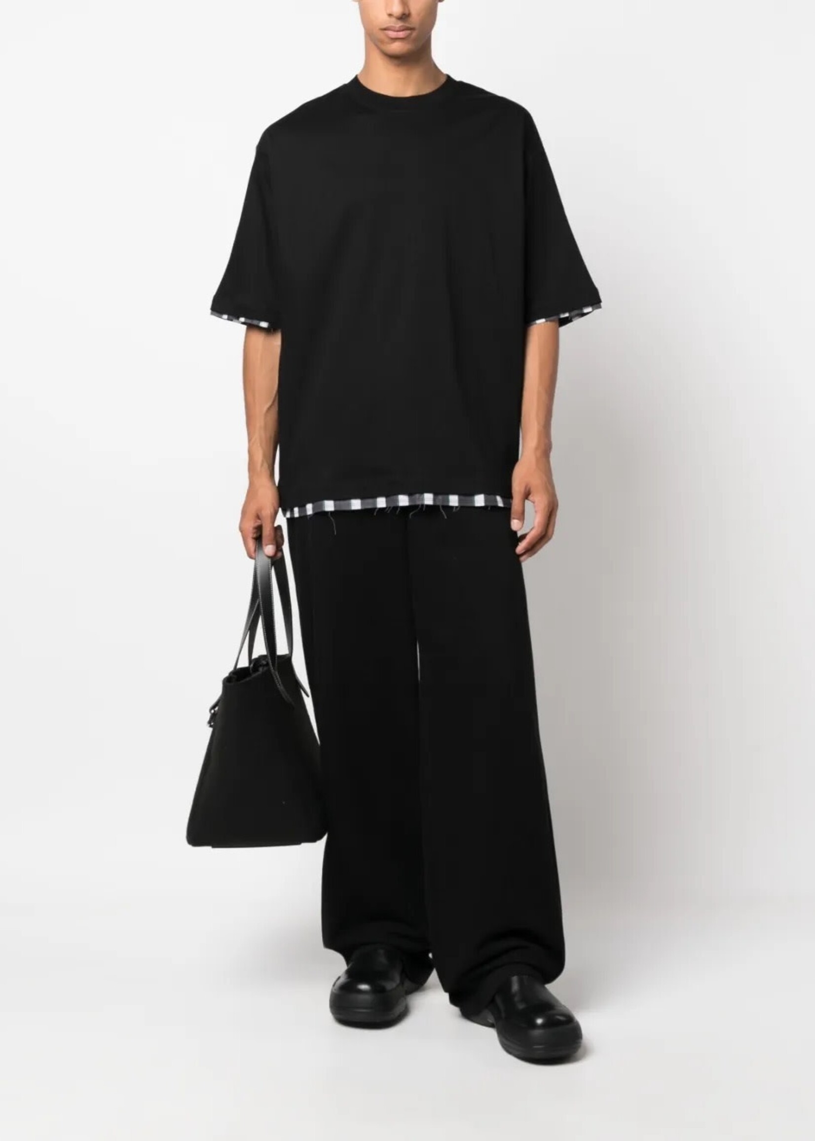 Lanvin Lanvin T-Shirt, Black, Cotton Oversized Classic Fit T-Shirt w/ Double Hem