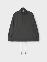 GR10K GR10K Sweatshirt, Grey, Mono Half Zipped Track Top In Dark Asphalt Grey