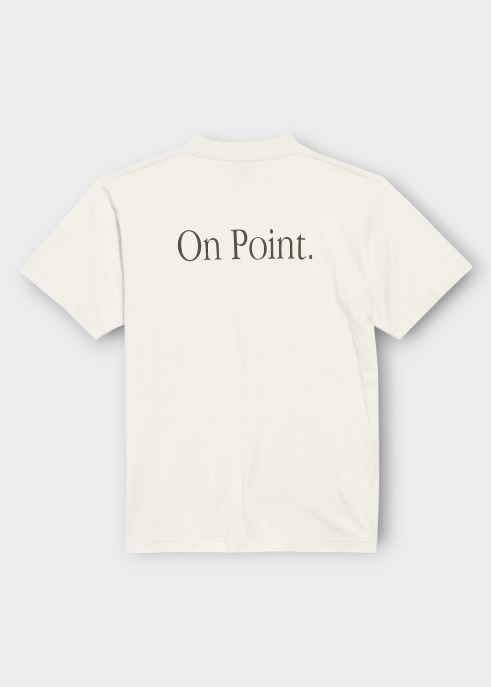 Balenciaga Balenciaga T-Shirt, White, Cotton Small Fit Crew Neck T-Shirt In Dirty White w/ Knife Pump Print