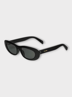 Celine Celine Sunglasses, Black, Cat Eye S310 Acetate Sunglasses In Black w/ Smoked Lenses