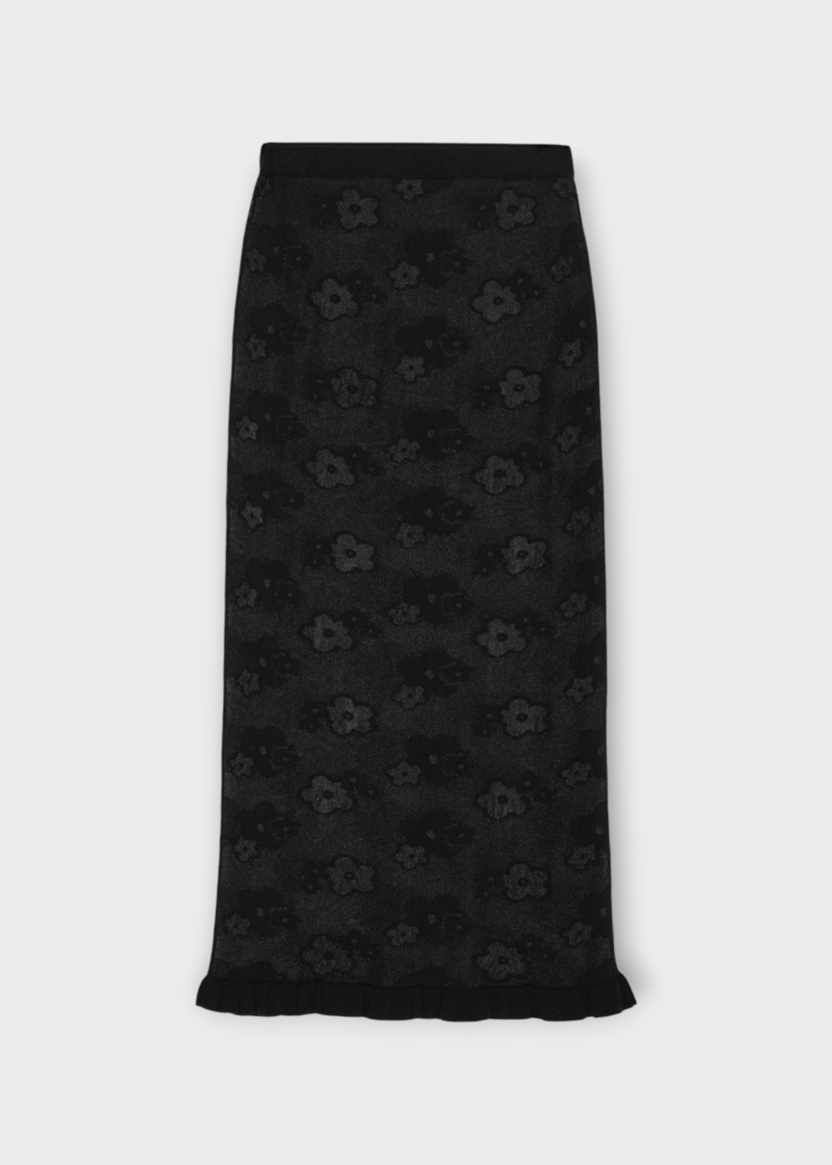 Cecilie Bahnsen Cecilie Bahnsen Skirt, Black, Allegra Kumo Fil-Coupé Midi Pencil Skirt