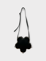 Noir Kei Ninomiya Noir Kei Ninomiya Bag, Black, Flower Shape Kiss Lock Cross Body Shoulder Bag