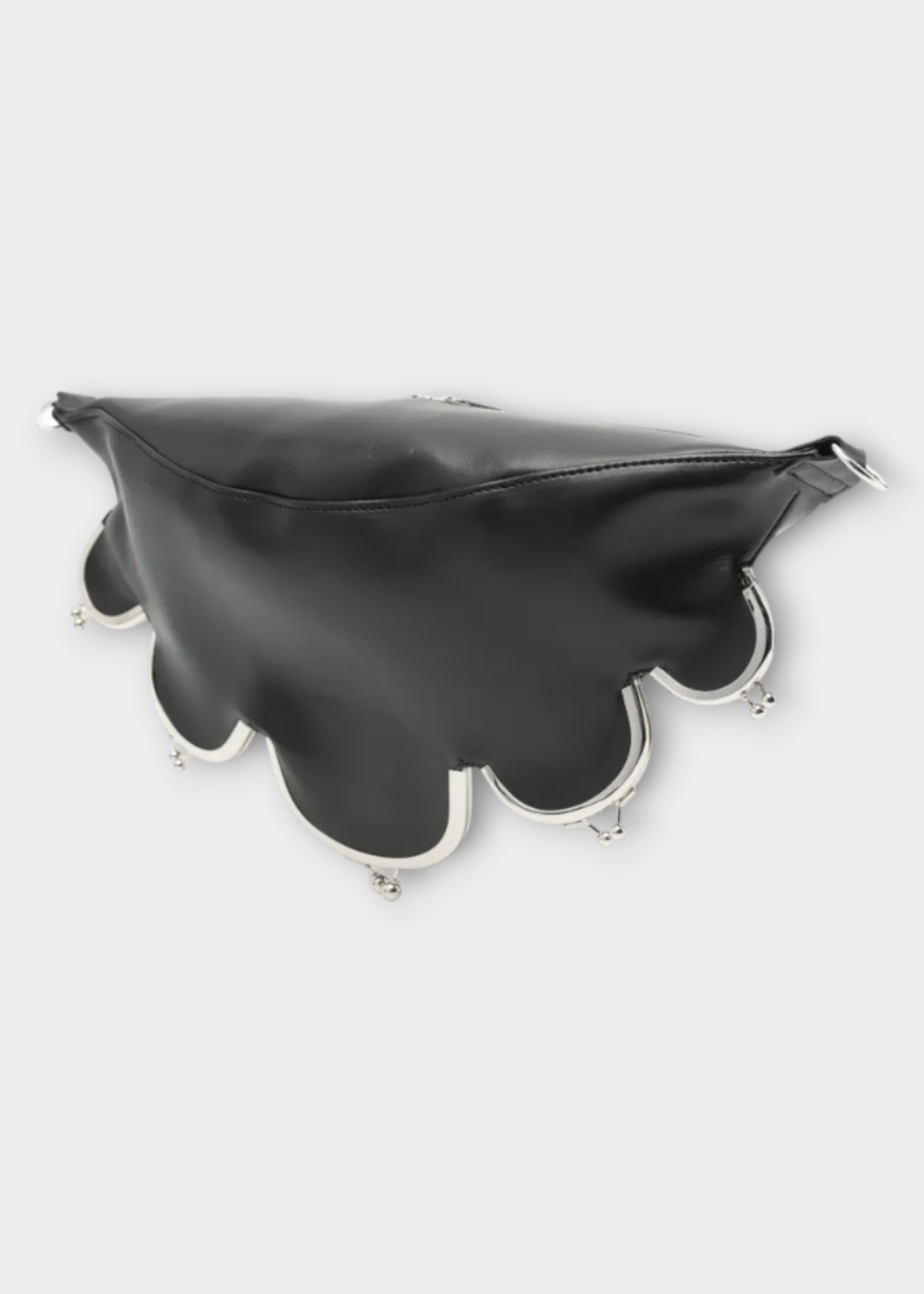 Noir Kei Ninomiya Noir Kei Ninomiya Bag, Black, Kiss Lock Cross Body Shoulder Bag