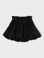 Noir Kei Ninomiya Noir Kei Ninomiya Skirt, Black, Cotton Elastic Waist Ruffled Mini Skirt