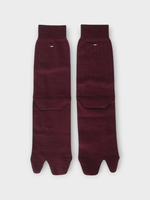Maison Margiela Maison Margiela Socks, Bootleg Socks In Bordeaux