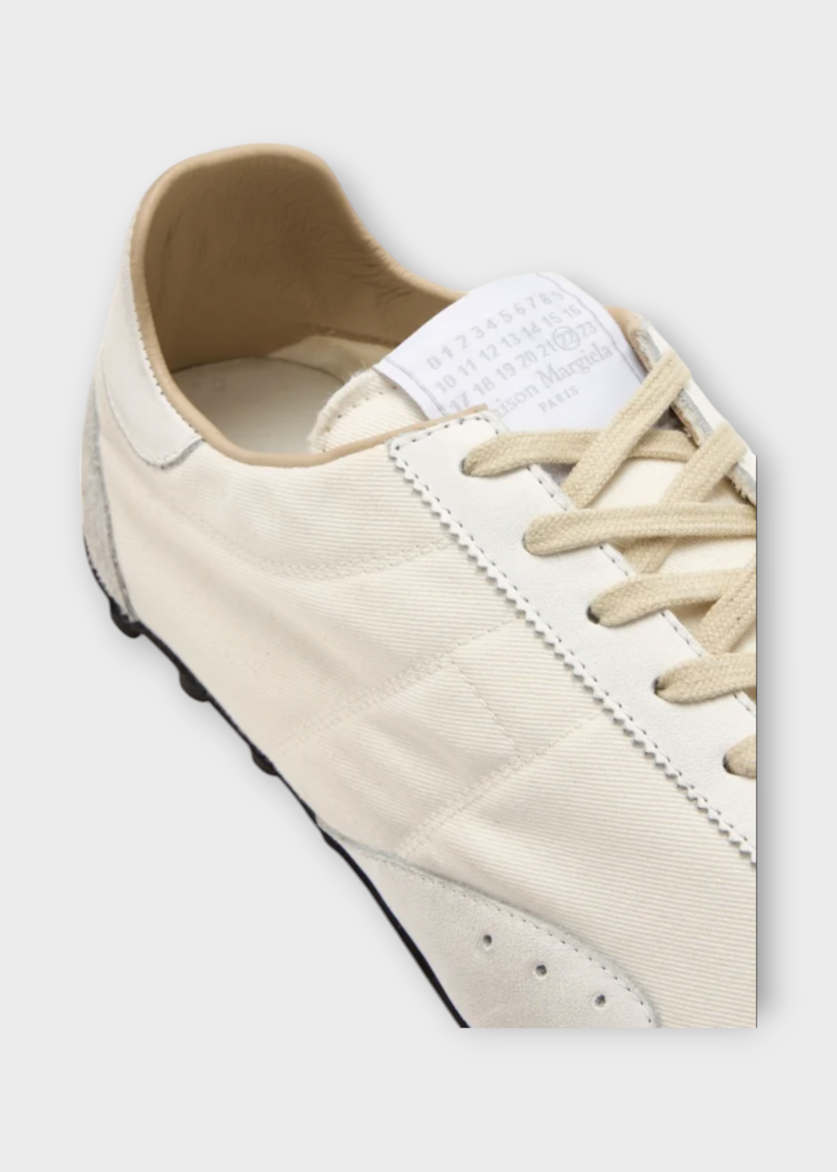 Maison Margiela Maison Margiela Sneakers, Multi, Sprinters Low Top In White & Birch White