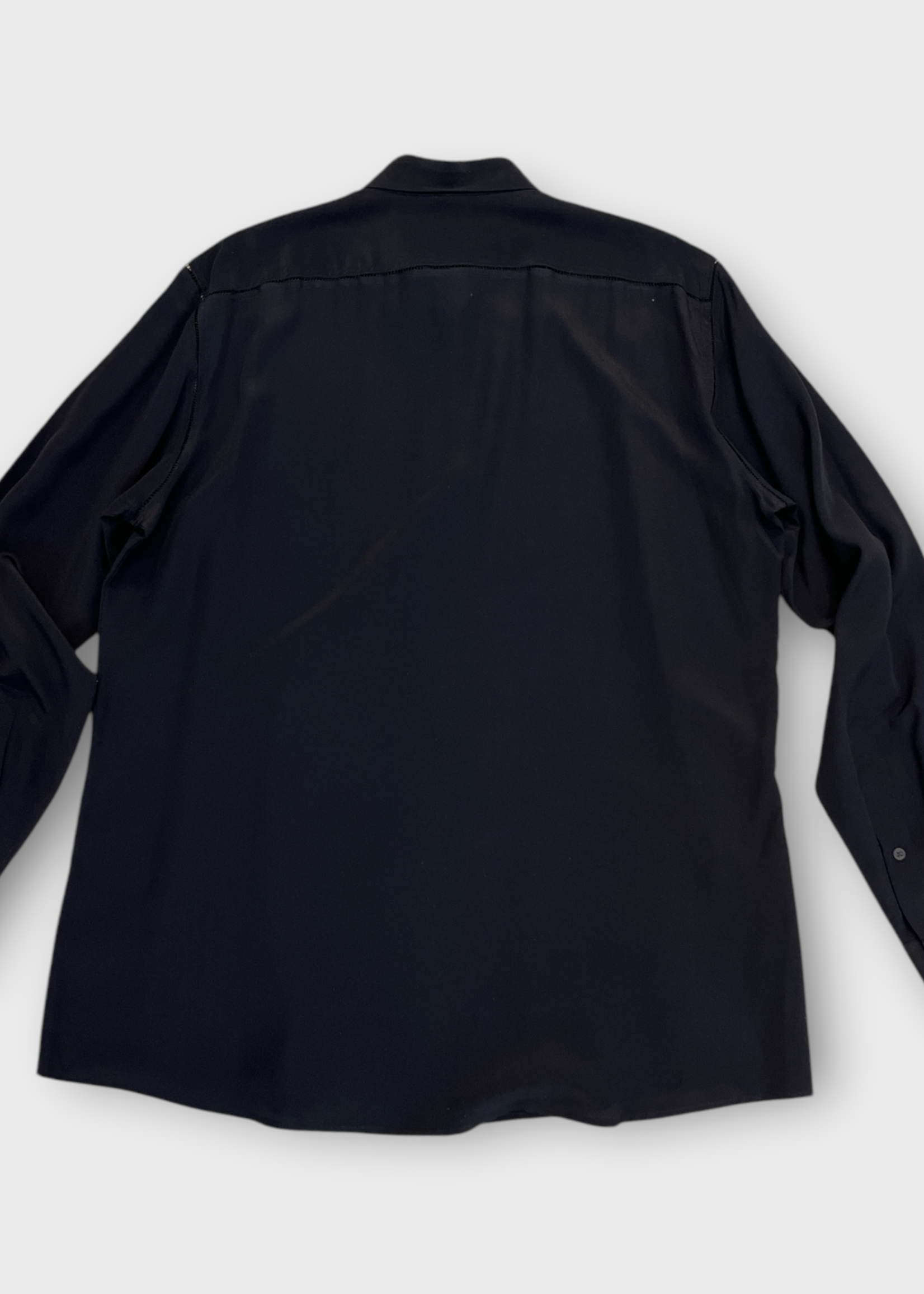 Dries Van Noten Dries Van Noten Shirt, Black, Clavelly Silk Cut Out Detail Shirt