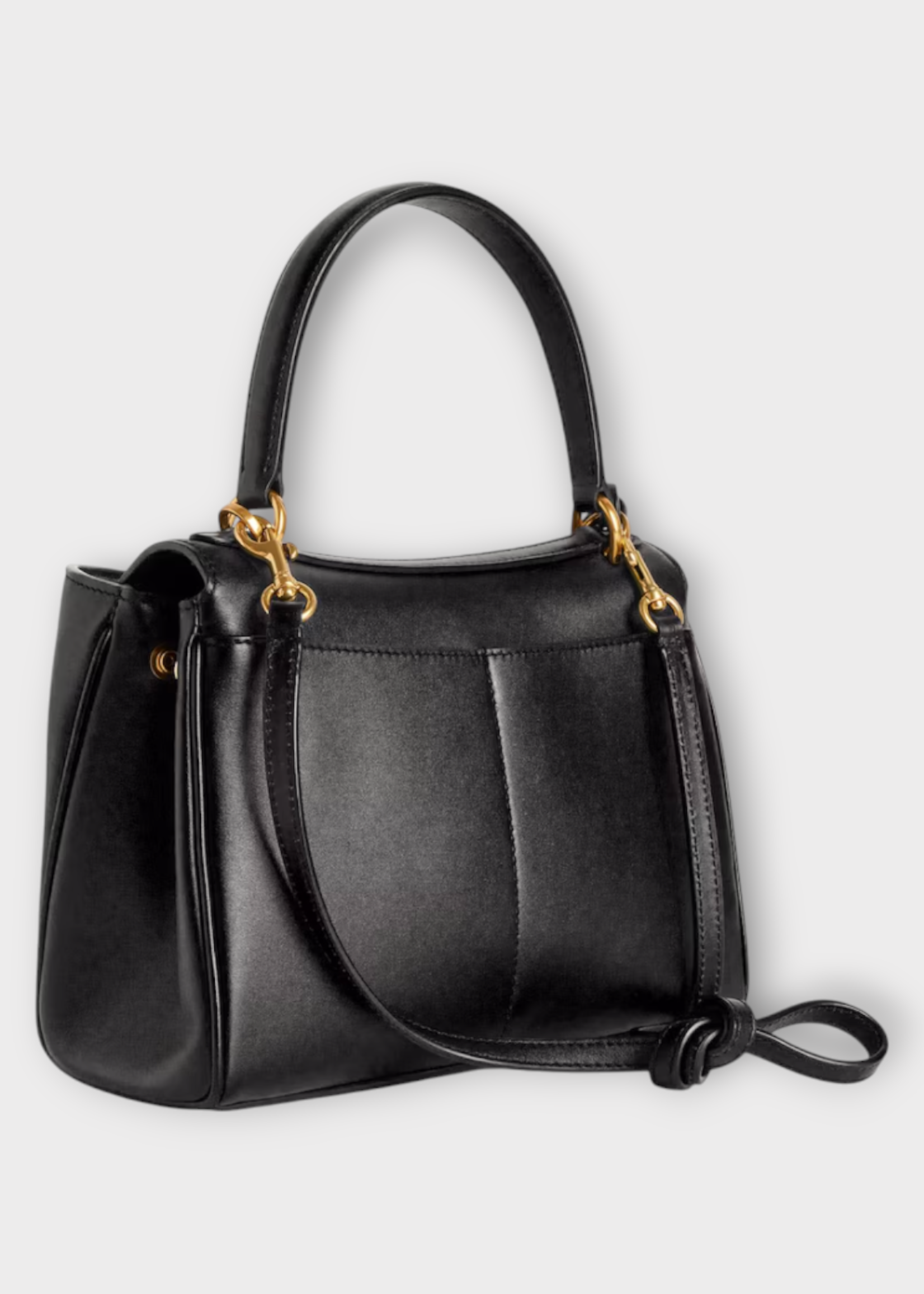 Balenciaga Balenciaga Bag, Black, Mini Rodeo Natural Smooth Calfskin Leather Top Handle Bag