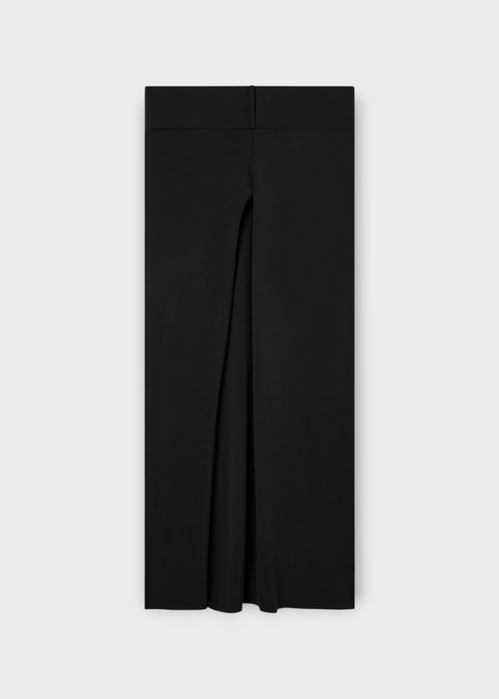 Courreges Courreges Trousers, Black, Infinity Pleats Jersey Pants