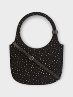 Courreges Courreges Bag, Print, Holy Medusa Printed Bag In Black & Natural w/ Top Handle