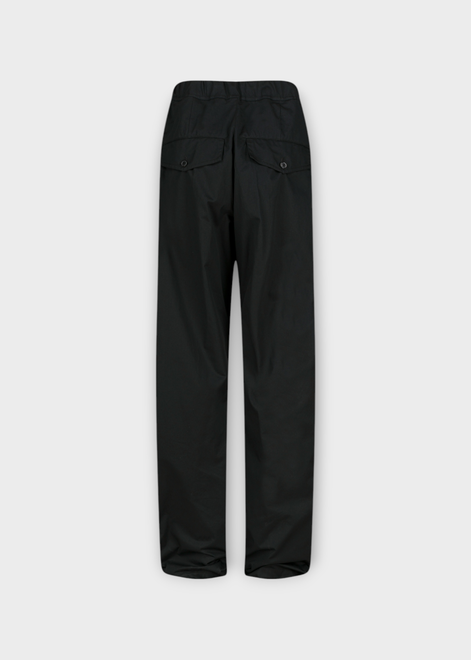 Dries Van Noten Dries Van Noten Trousers, Black, Pannoch Drawstring Waist Straight Leg Pants