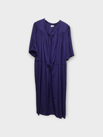 Dries Van Noten Dries Van Noten Dress, Purple, Daffie Oversized Short Sleeve Drawstring Dress