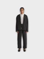 Bode Bode Sweatshirt, Black, Sideline Oversized Hooded Zip Up Sweatshirt