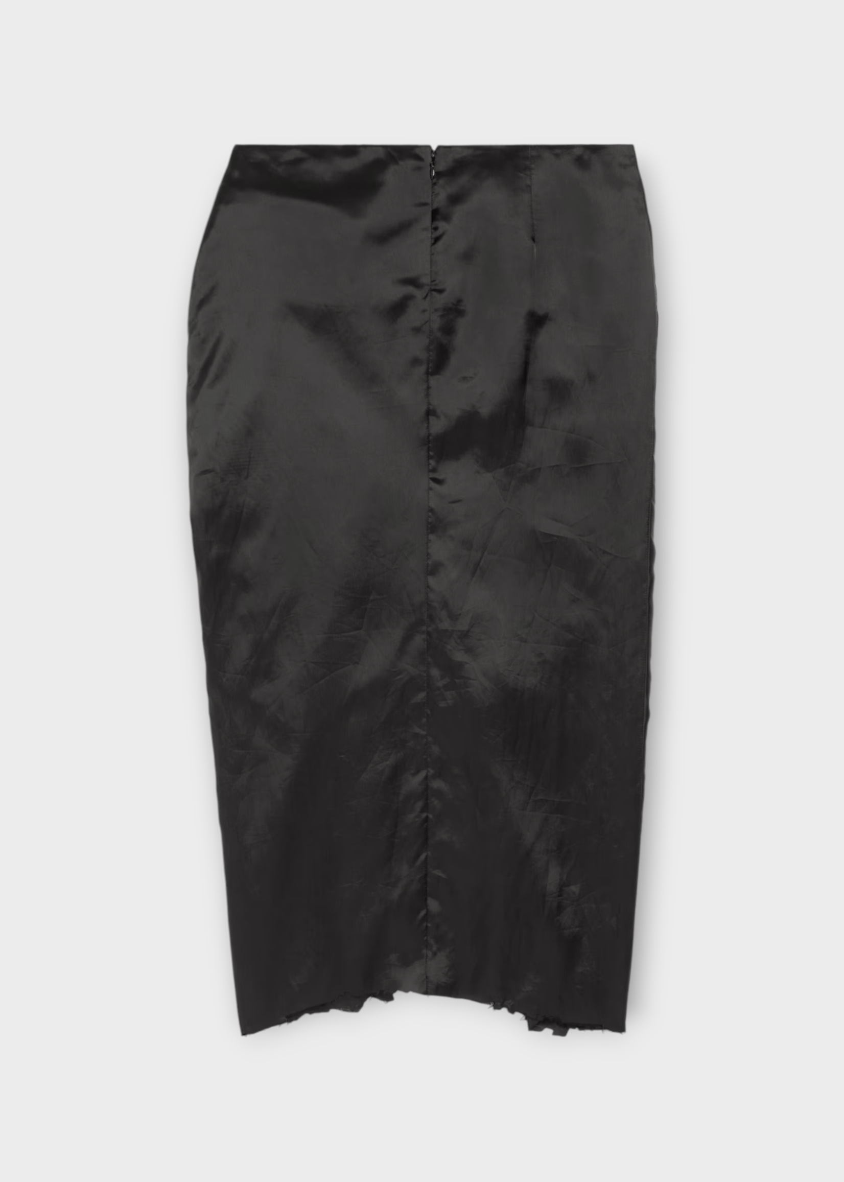 Balenciaga Balenciaga Skirt, Black, Cupro Twill Draped Skirt