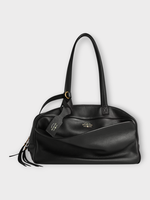 Balenciaga Balenciaga Bag, Black, Genuine Leather Holdall Bow Medium Bag