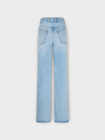 Rabanne Rabanne Jeans, Blue, Cotton Denim Classic Straight Leg Pants In Light Blue Denim