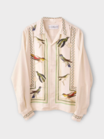S.S.Daley S.S. Daley Shirt, Print, Birdwatcher Silk Twill Shirt In Bird Print