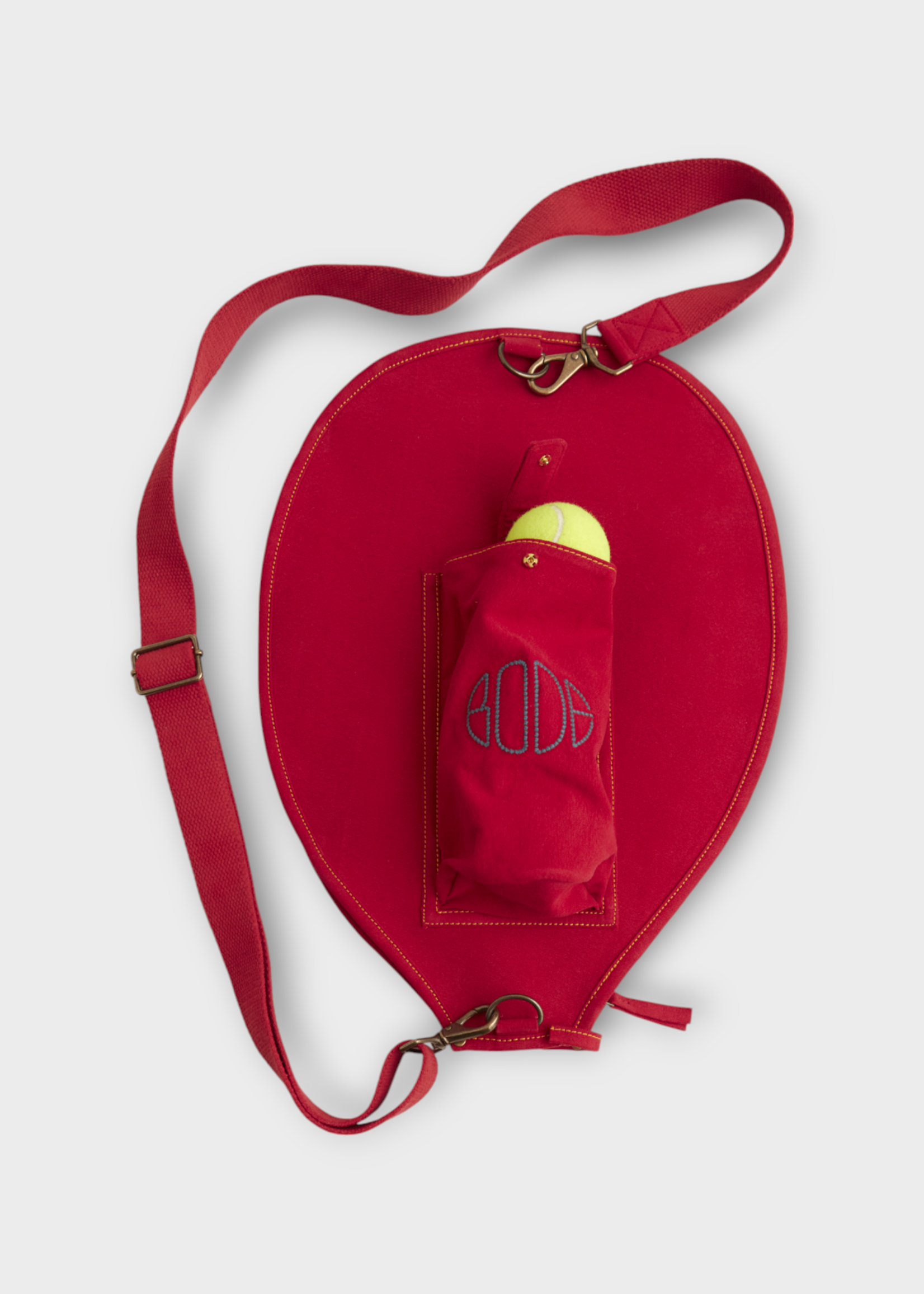 Bode Bode Accessory, Red, Jacquard Racquet Sleeve