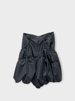 Noir Kei Ninomiya Noir Kei Ninomiya Shorts, Black, Wool Ruffled Shorts