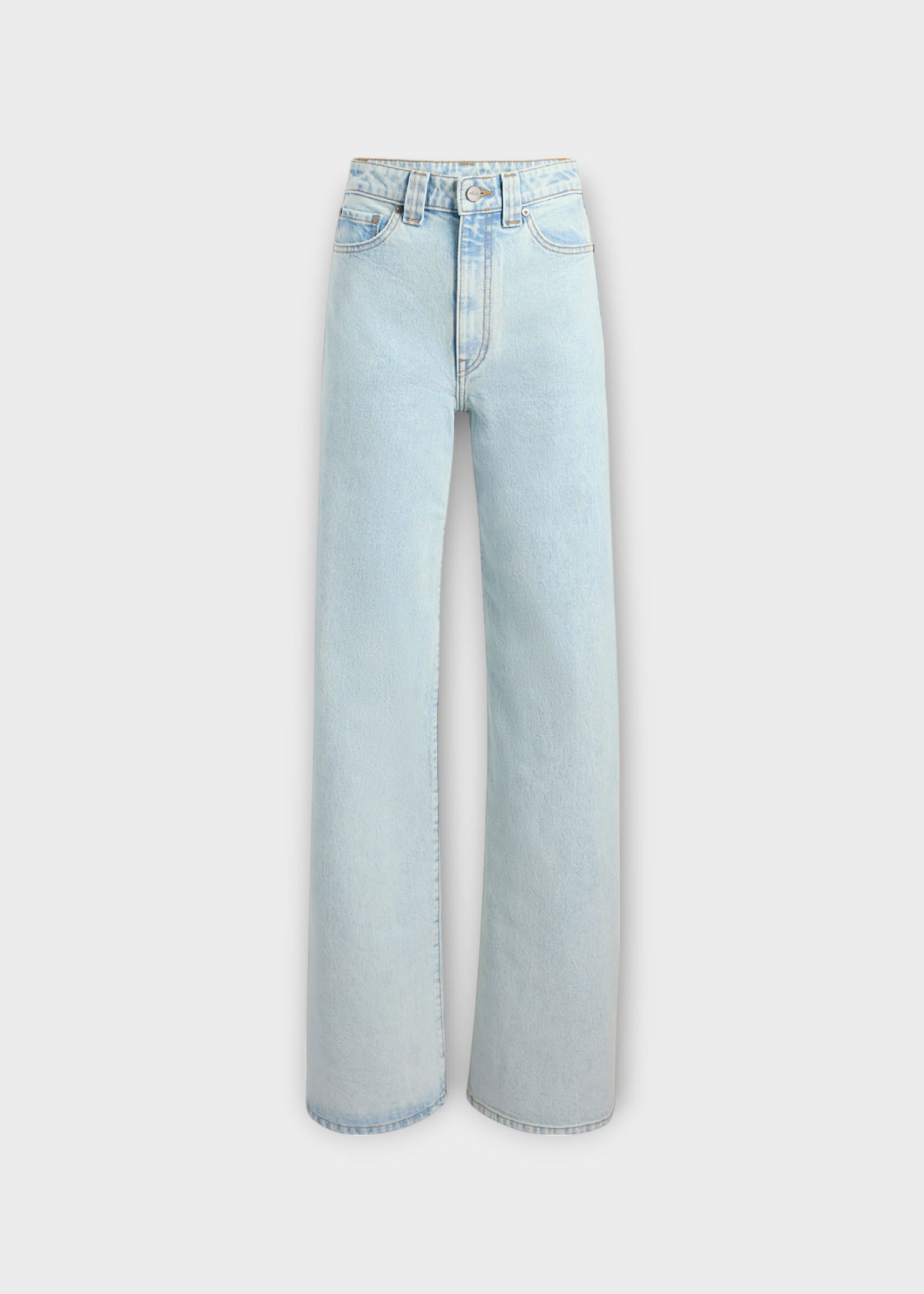 Khaite Khaite Jeans, Blue, Dane Indigo Stretch Boot Cut Trousers In Shelburne