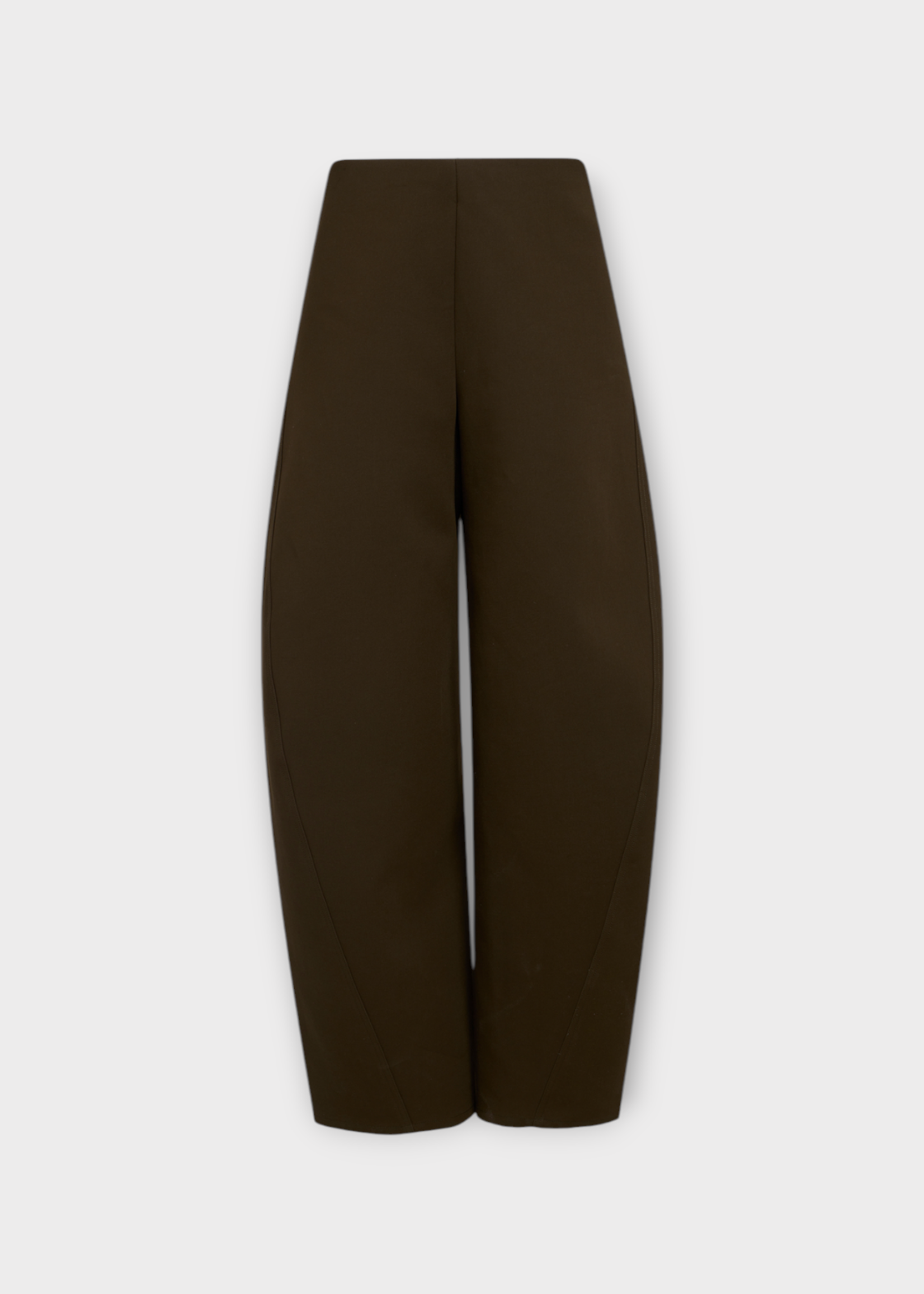 Alaia Alaia Trousers, Green, Cotton Twisted Pants In Olive