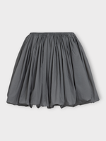 Alaia Alaia Skirt, Grey, Elastic Waist Ruffled Bubble Skirt In Dark Blue