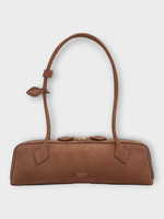Alaia Alaia Bag, Brown, Nubuck Grained Leather Le Teckel Medium Bag