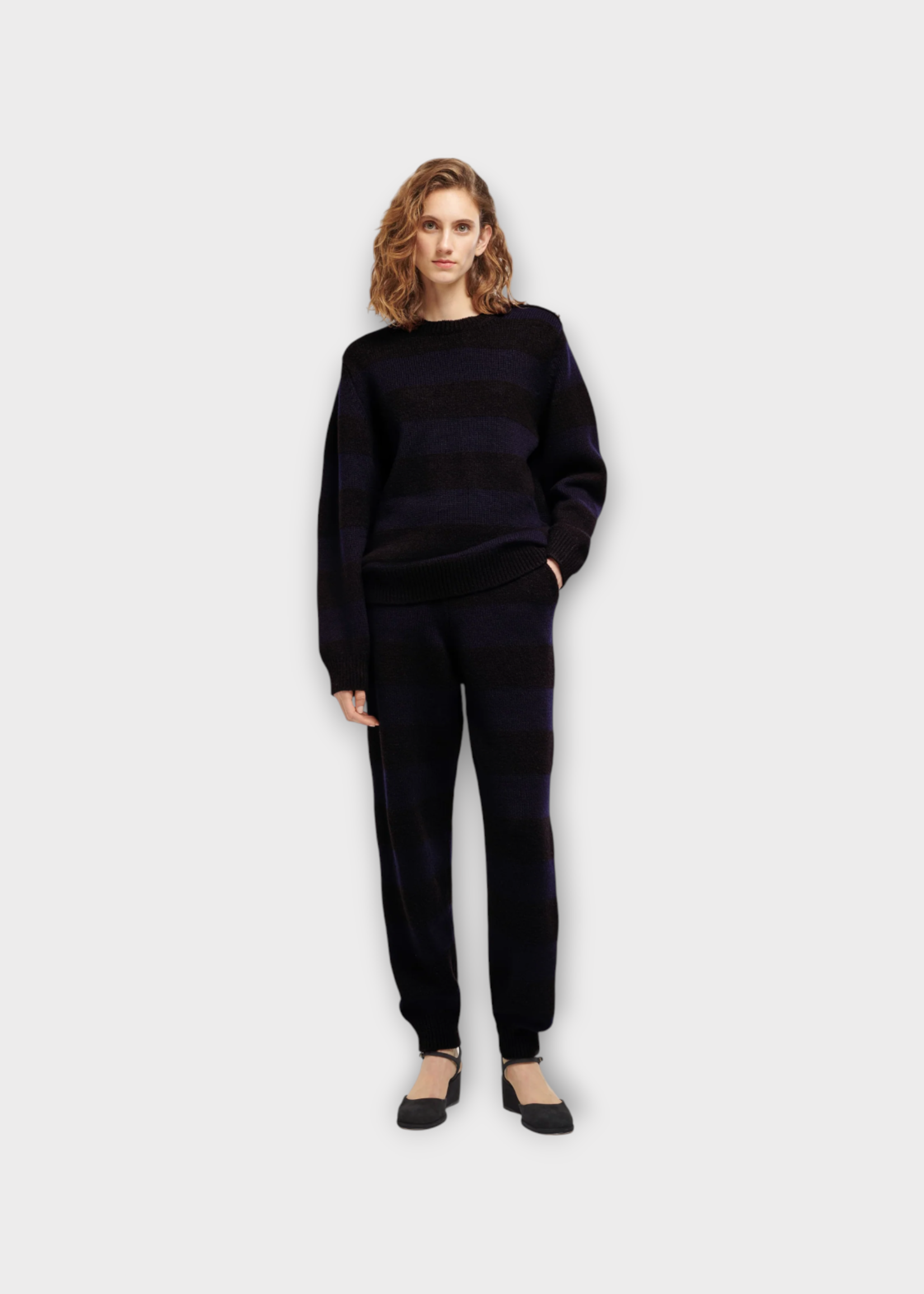Barrie Barrie Trousers, Black, Barrie x Sofia Coppola Cashmere Jogging Pants