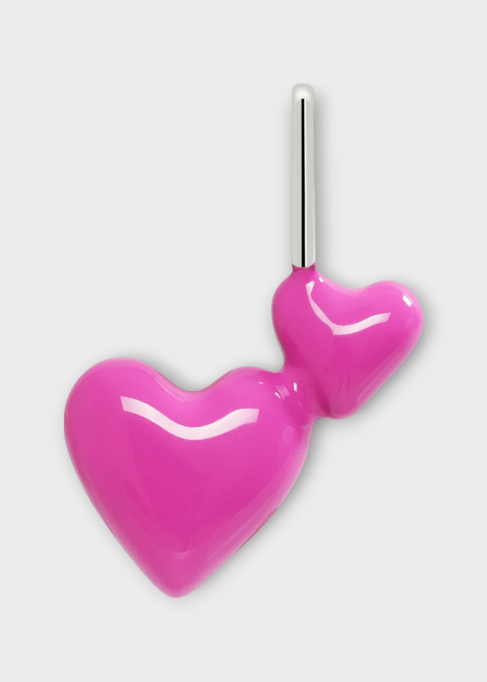 Poubel Poubel Pendant, Print, Enamoured Hand Painted Enamel w/ Sterling Silver