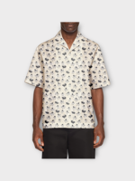 Jacquemus Jacquemus Shirt, Print, La Chemise Jean Short Sleeves Shirt In Duck Print Light Beige